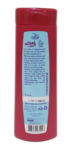Kit Home Care Alisei E Daí Dalsan 5 Produtos Pós Progressiva