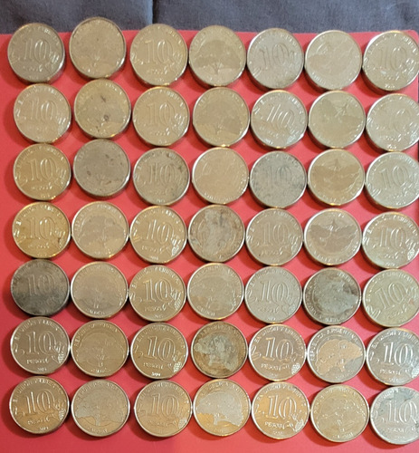 Monedas De Argentina 10 Pesos Vigentes