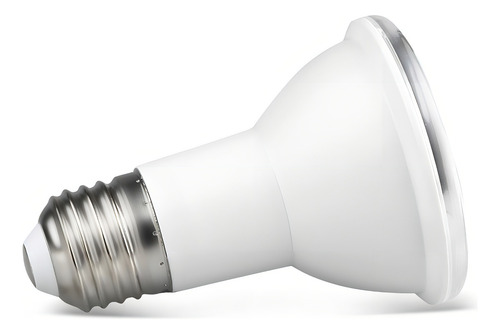 Spot Embutir Quadrado Recuado Par20 + Lampada Led 4,8w Save Estrutura Preto Luz 2700k Branco Quente Bivolt