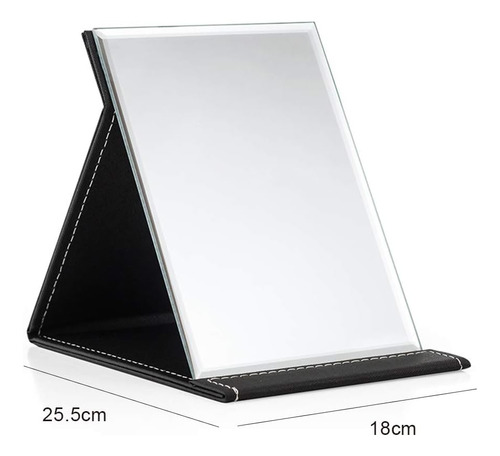 Espejo De Maquillaje Plegable Portátil De 10x7 Pulgadas De 1