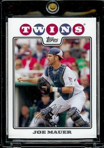 2008 Topps Baseball Cards 33 Joe Mauer - Minnesota Twins - T