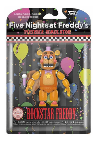 Five Night At Freddy - Rockstar Freddy - Funko - 14cm!!!