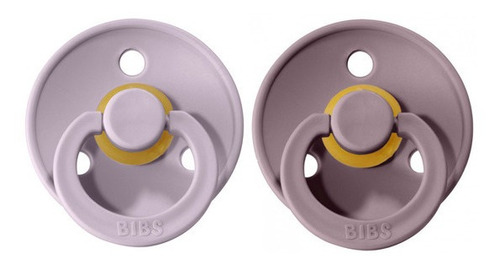 Imagen 1 de 6 de Chupetes Bibs Colour X2 Und Libre Bpa Latex Natural T1 T2 T3