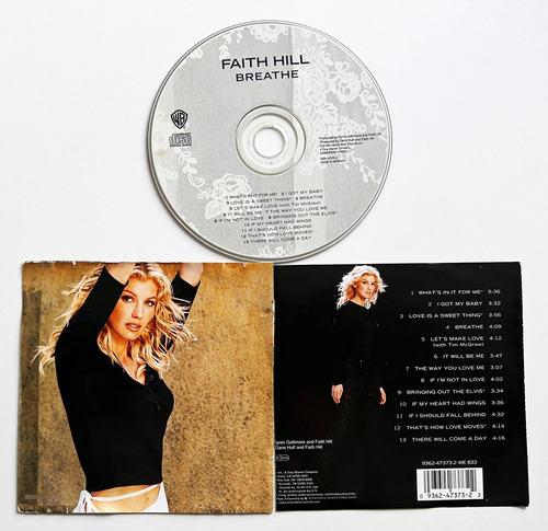 Faith Hill  Breathe Cd Ex/ex Europe, Country, Ballad