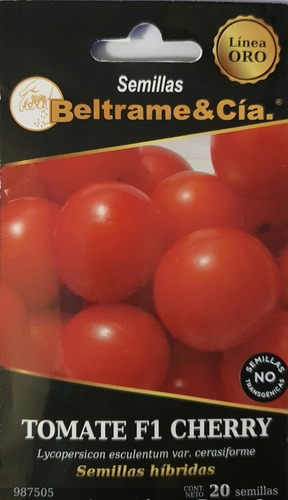 Semillas De Tomate F1 Cherry Híbridas 20 Sem Pro Huerta 