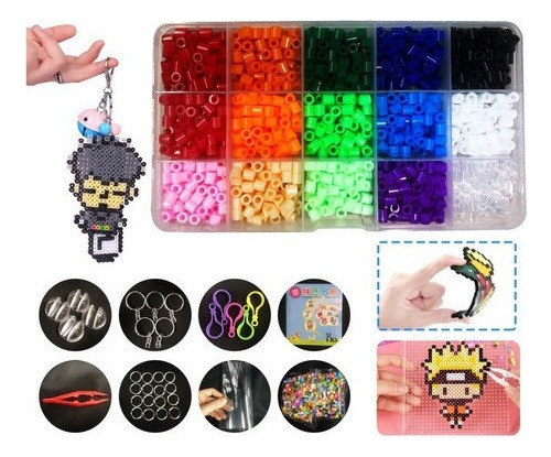 15 Color Perler Beads 5000pcs Box Set Of 5mm Hama Beads