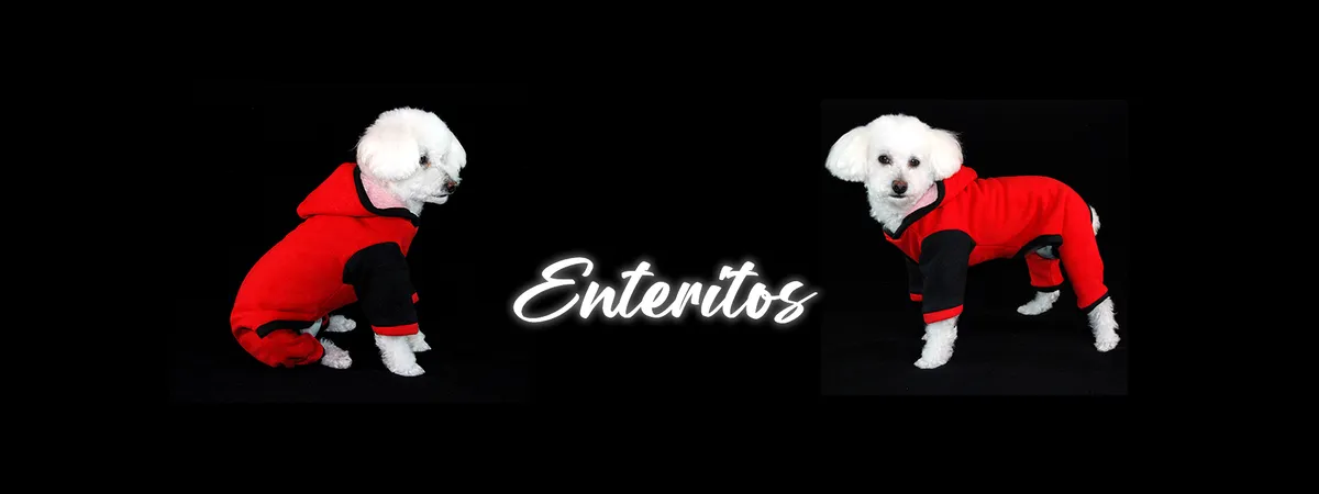 Enteritos con capucha de polar