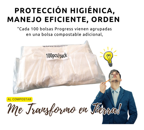 Bolsa Camiseta | Biodegradable & Compost |48x55cm | 500 Und