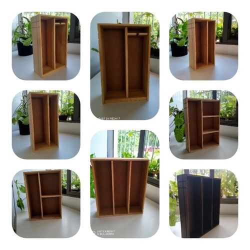 Imagen 1 de 9 de Cajas De Madera Con Tapa De Vidrio Tapa De Madera Arreglos