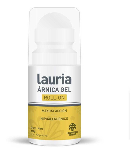 Lauria Árnica Gel Roll-on Máxima Acción Hipoalergénico 60g