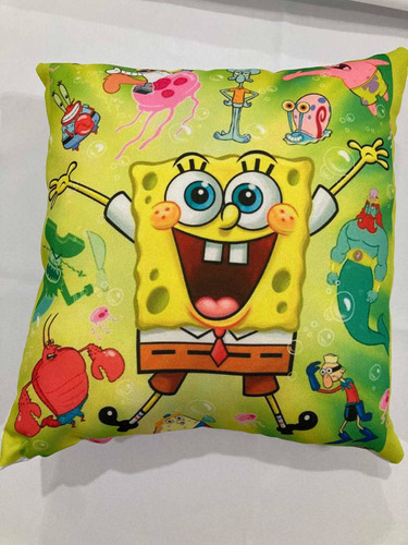 Almohadón Bob Esponja 30 X 30 Cm