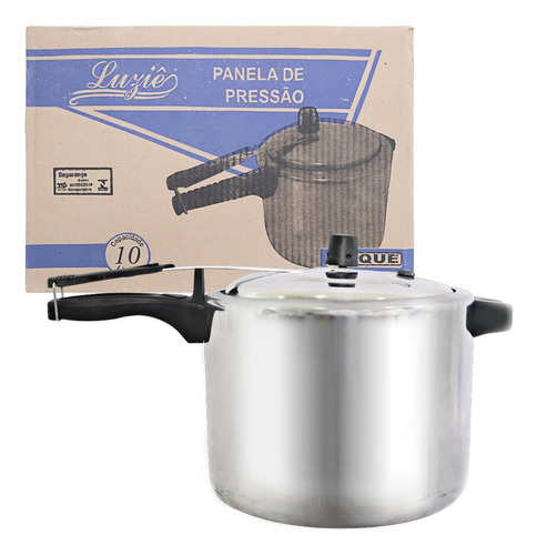 Panela De Pressão Roque 10 Litros Inox