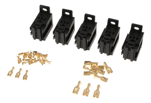 ^ De 5 Terminales Y Conectores De Automotriz 40amp 12v