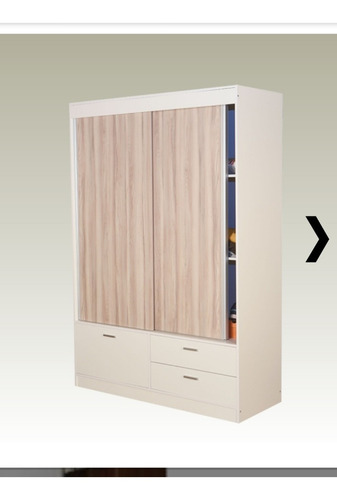 Imagen 5 de 9 de Ropero Placard Organizador 2 Puertas 2 Caj 140 X 205 Cod 650