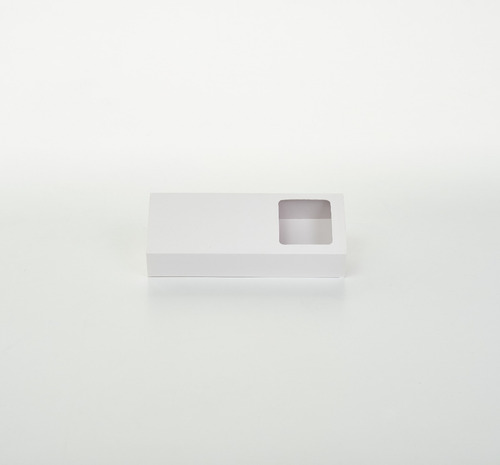 Imagen 3 de 5 de Caja Fosforera C/visor Alargada Ch Pvc (x50u) Bombones 065c
