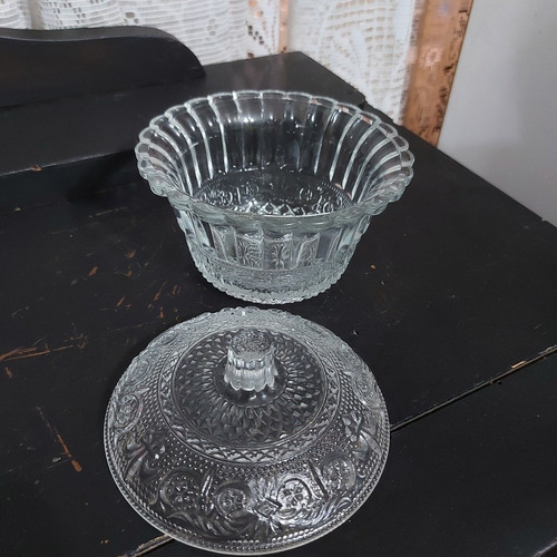 Imagem 6 de 10 de Bomboniere Baleiro Antigo Cristal Em Perfeito Estado