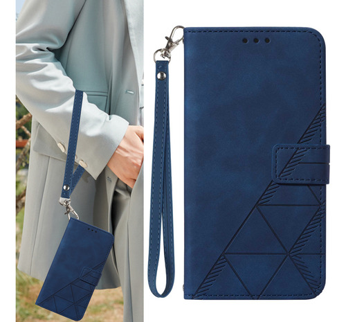 Funda De Piel Empresarial Para Motorola E15, A Prueba De Salpicaduras, 3 Ranuras Para Tarjetas, Soporte, Bloqueo Rfid, 6 Colores