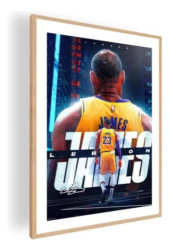 comprar Cuadro Decorativo Moderno Lebron James 30x42 Cm