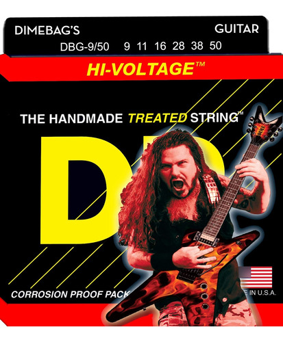 Dr Strings Cuerdas Para Guitarra Eléctrica, Dimebag Darrel.