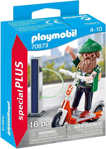 Playmobil Special Plus Hipster Con Scooter Eléctrico #70873