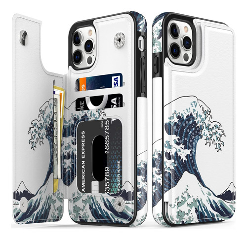 Funda Leto Para iPhone 13 Pro-olas De Mar