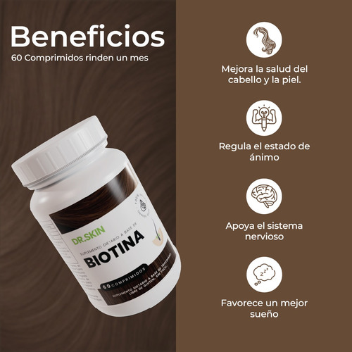 Biotina + L-cistina + Colageno | Combo ¡frená Caida De Pelo! Limón