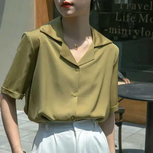 Camisa verde oliva mujer new arrivals