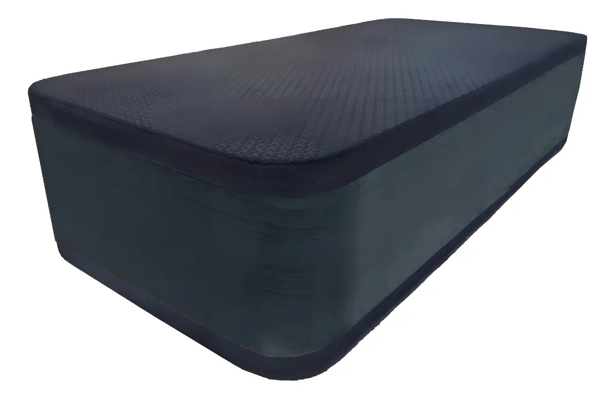 Step Eva Aeróbico 60cm X 30cm X15cm Fabricant Terra Fitness Cor Preto