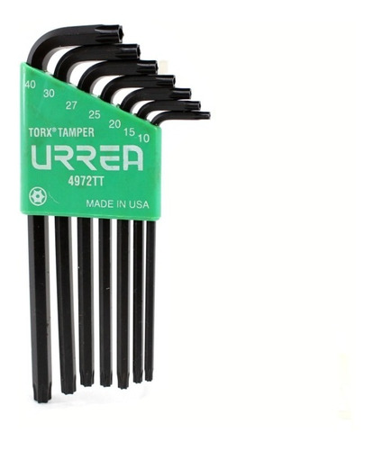 Juego Llaves Allen Punta Torx Tamper Urrea 4972tt 32808368