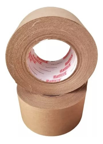 Cinta De Papel Engomado Reforzado  Rapifix 48mm X 65m X 4u