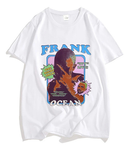 Camiseta De Manga Corta Con Estampado Gráfico Frank Ocean