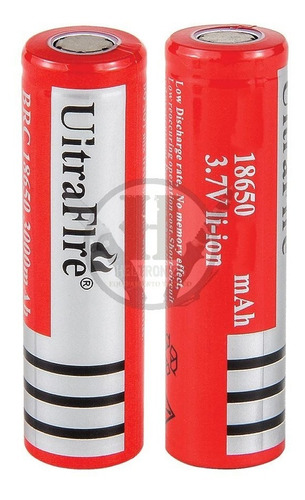 Bateria Recargable Mod 18650 7800mah 3.7v Li-ion Sin Teton