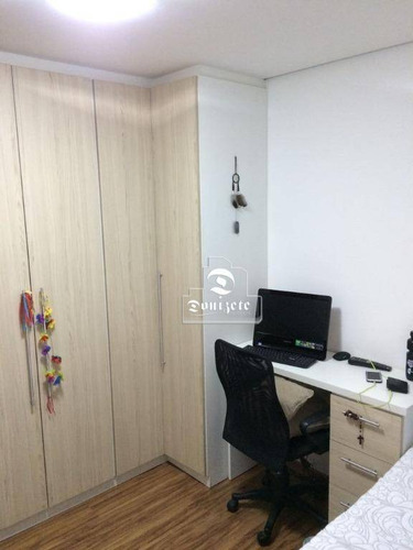 Imagem 15 de 25 de Cobertura Com 3 Dormitórios À Venda, 160 M² Por R$ 959.000,00 - Campestre - Santo André/sp - Co11716