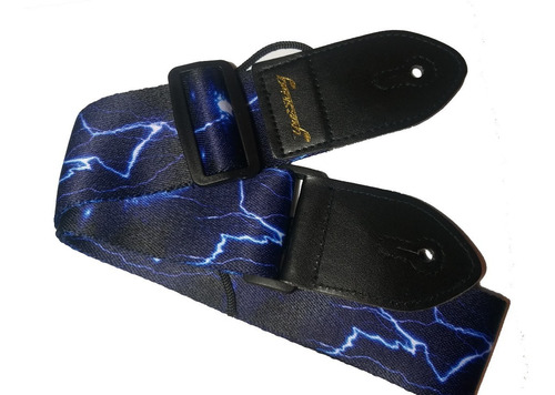 Imagen 2 de 5 de Correa Para Guitarra Eléctrica O Acústica Ajustable Storm