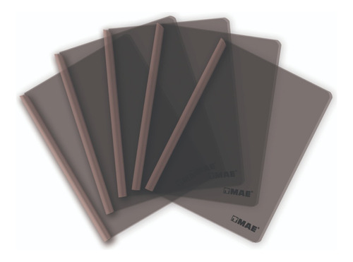 Folder De Costilla Plástico Carta 10 Pzs Color A Elegir