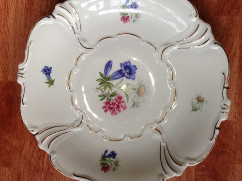 Plato Decorativo Porcelana Alka Kunst Bavaria Alemania