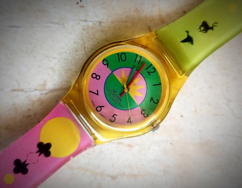 Antiguo Reloj Vitange Swatch  Ricardo  Años 80! Funcional!!!