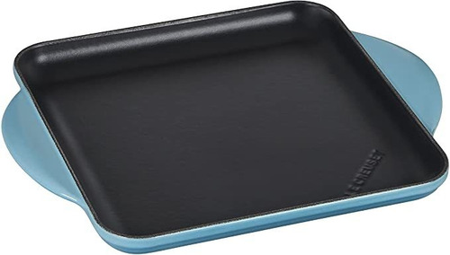 Plancha Cuadrada De Hierro Fundido Le Creuset Enamaled, 9.5