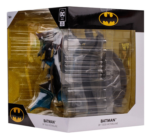 Batman By Todd Mcfarlane Black Pvc Statue 1/8 - Robot Negro