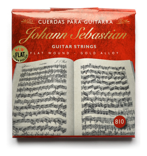 810 Encordado Johann Sebastian Flat Guitarra Clásica