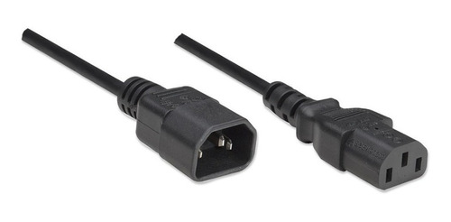 Cable De Corriente Manhattan Monitor A Cpu 1.8m 301152 / /vc