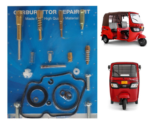 Repuestos De Carburador Para Motocarros Mototaxi Tvs  