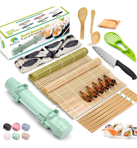Kit Para Hacer Sushi, 22 En 1, Kit De Bazoker Para Sushi Rol