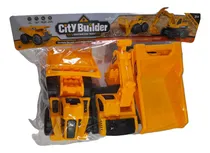 Comprar Juguete De 3 Camiones De Construcción De Plástico