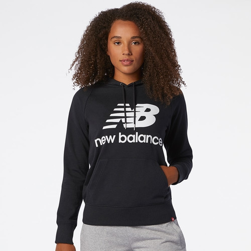 Buzo Canguro New Balance Essentials Pullover Dama Asfl70