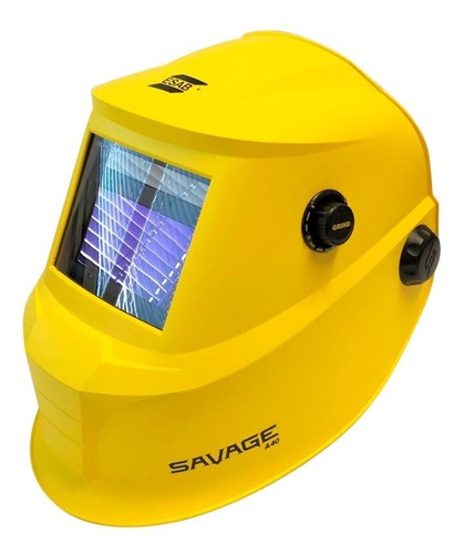 Careta Electrónica Savage A40 4 Sensores 9-13s Esab Amarilla
