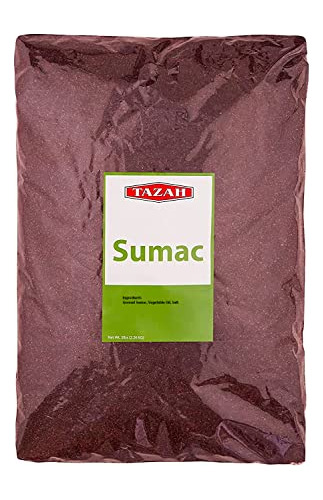 Tazah Sumac Spice - 5 Libras De Condimento De Zumaque Molido