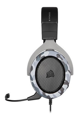 Imagen 3 de 4 de Auricular Corsair Hs60 Haptic Con Microfono Stereo Camuflado