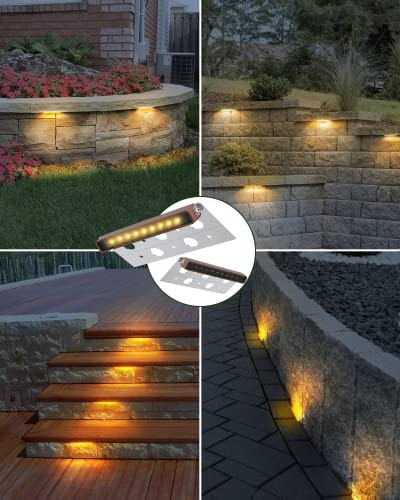 Paquete De 8 Luces Led Para Superficies Duras De 7 Pulgadas,