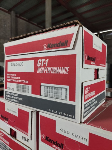 4 Pack -aceite 5w30 Kendall Gt-1 Euro 100% Syn - 4x946ml